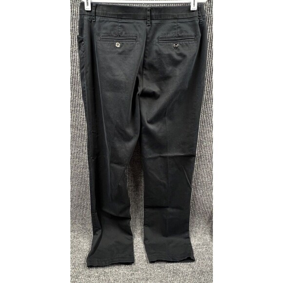 Lee Total Freedom Pant Men 12L‎ (34x32) Black Chino Casual Straight Leg Work - Picture 4 of 15